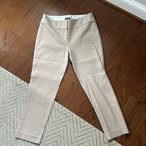 Ann Taylor LOFT Julie straight beige pant